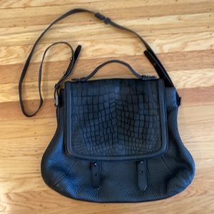 Mackage Black Leather Crossbody